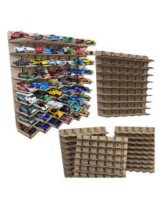 EXHIBIDOR REPISA PARA 54 AUTOS COLECCIONABLE ESCALA 1:64
